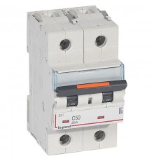 Выключатель автоматический двухполюсный DX3 50А C 25кА (3 мод)  409773  Legrand
