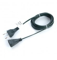 Сетевой шнур для гирлянд 3м, 2*0,5мм2, зеленый, DM303  41660  FERON