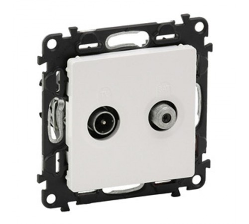 Valena LIFE DIY Белый Розетка TV-SAT оконечная 10дБ, диап. 5-862МГц/950-2400 МГц  753462  Legrand