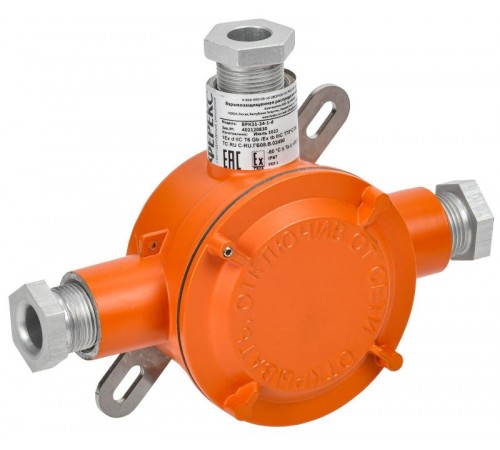 Коробка взрывозащищенная ВРК-31-24-1-d с 3 вводами   VRK11-34-3-24-D  IEK