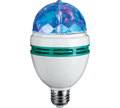 Лампа светодиодная OLL-DISCO-3-230-RGB-E27  61120  ОНЛАЙТ