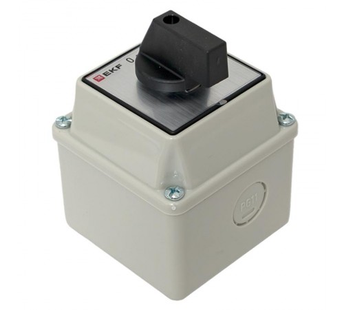 Переключатель кулачковый ПК-3-13 25А 3P "ВКЛ-ВЫКЛ" IP54 EKF PROxima  pk-3-13-25  EKF