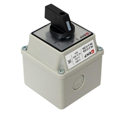 Переключатель кулачковый ПК-3-13 25А 3P "ВКЛ-ВЫКЛ" IP54 EKF PROxima  pk-3-13-25  EKF