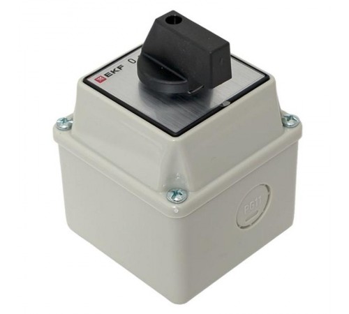 Переключатель кулачковый ПК-3-13 25А 3P "ВКЛ-ВЫКЛ" IP54 EKF PROxima  pk-3-13-25  EKF