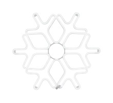 Фигура Снежинка из гибкого неона, 60х60 см, цвет свечения синий  501-343  NEON-NIGHT