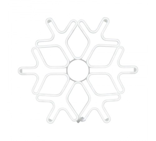 Фигура Снежинка из гибкого неона, 60х60 см, цвет свечения синий  501-343  NEON-NIGHT