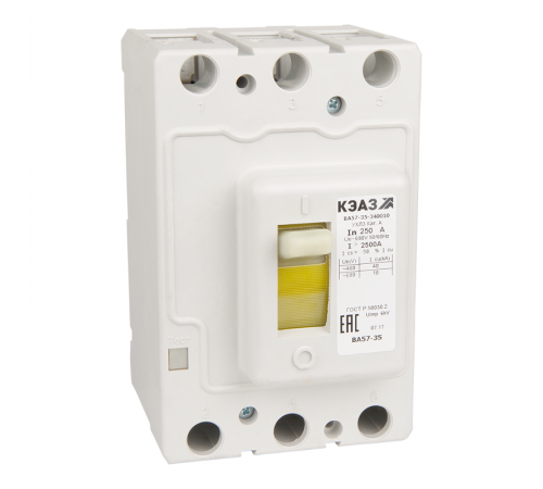 Выключатель автоматический ВА57-35-340010-250А-2500-690AC-УХЛ3  108600  КЭАЗ