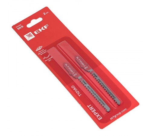 Пилки для электролобзика T101AO (фигурный рез по дереву)(SK5)(2 шт)  pl-t101ao-2  EKF