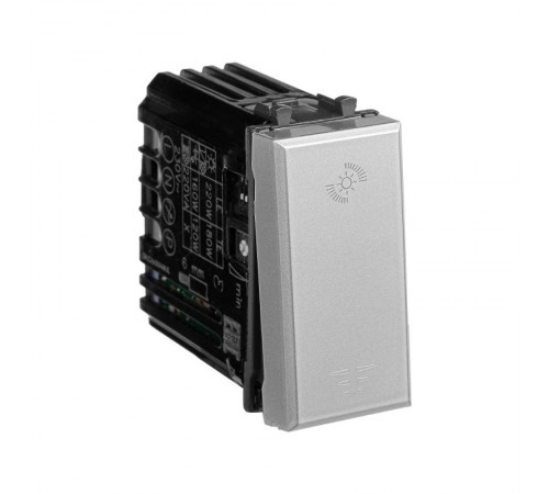 Диммер кнопочный модульный для LED ламп, "Avanti", "Закаленная сталь", 1модуль  4404341  DKC