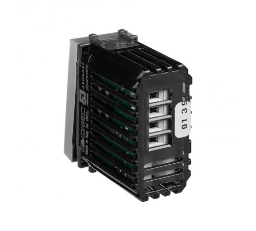 Диммер кнопочный модульный для LED ламп, "Avanti", "Закаленная сталь", 1модуль  4404341  DKC