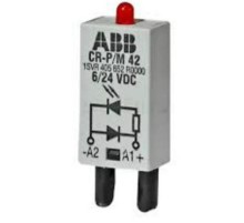Светодиод красный CR-P/M-62 6-24В AC/DC для реле CR-P, CR-M  1SVR405654R0000  ABB
