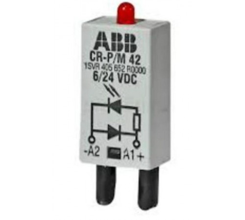 Светодиод красный CR-P/M-62 6-24В AC/DC для реле CR-P, CR-M  1SVR405654R0000  ABB