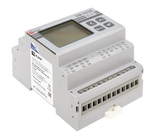Многофункциональный измерительный прибор G33H с жидкокристалическим дисплеем  на DIN-рейку  sm-g33h  EKF