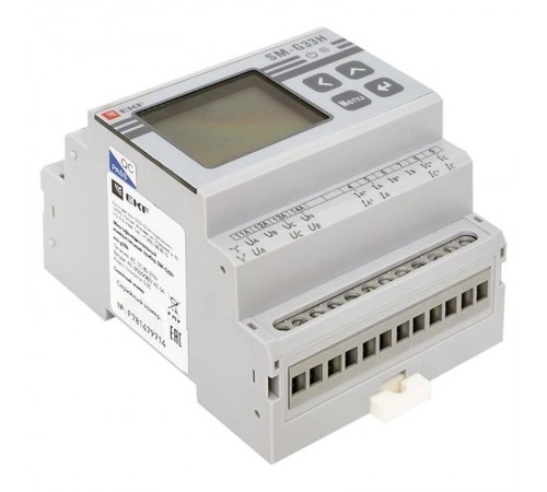 Многофункциональный измерительный прибор G33H с жидкокристалическим дисплеем  на DIN-рейку  sm-g33h  EKF
