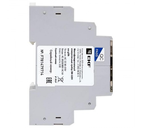 Многофункциональный измерительный прибор G33H с жидкокристалическим дисплеем  на DIN-рейку  sm-g33h  EKF