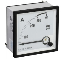 Амперметр Э47 300/5А кл. точн. 1,5 72х72мм  IPA10-6-0300-E  IEK