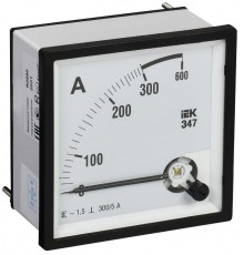 Амперметр Э47 300/5А кл. точн. 1,5 72х72мм  IPA10-6-0300-E  IEK