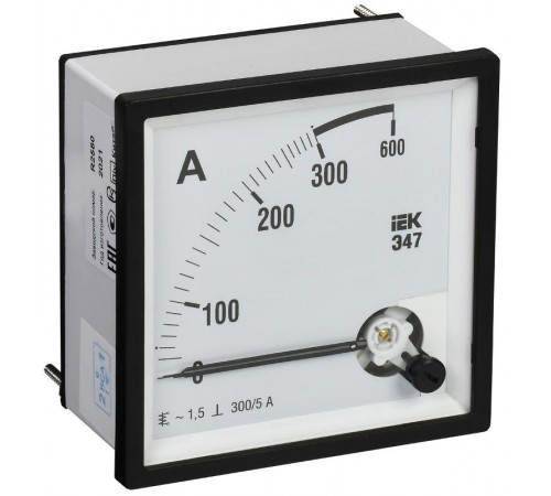 Амперметр Э47 300/5А кл. точн. 1,5 72х72мм  IPA10-6-0300-E  IEK