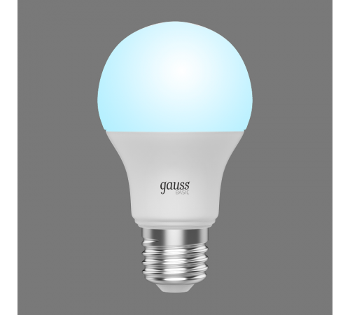 Лампа светодиодная   Basic A60 AC/DC 12-36V 12W 960lm 4100K E27 LED 1/5/50  202402212  Gauss