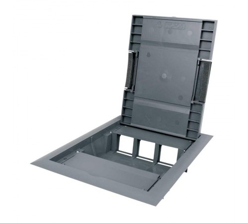 Лючок напольный на 6 модулей 45х45 KOPOBOX 57 (LB)  KOPOBOX 57_LB  Kopos