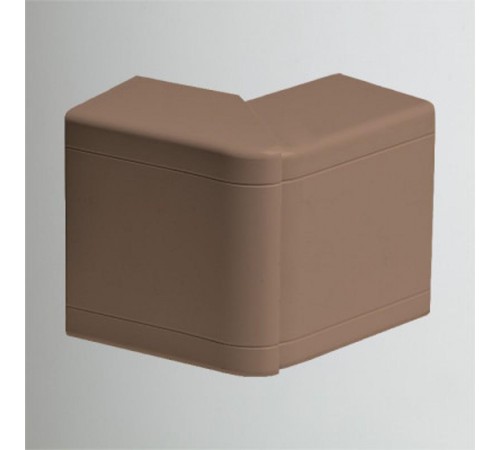 Угол внешний для РКК-100х60 и 100х40 разводной (коричневый)  УВШ-100х60-К  Рувинил