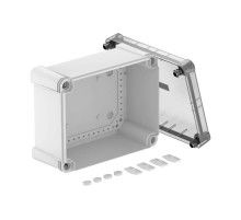 Распределительная коробка X16C, IP 67, 241x191x126 мм, сплошная стенка, с прозрачной крышкой  2005540  OBO Bettermann