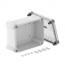 Распределительная коробка X16C, IP 67, 241x191x126 мм, сплошная стенка, с прозрачной крышкой  2005540  OBO Bettermann