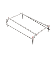 Опорная конструкция для установки оборудования TECHNORAPTOR 1200х2000 тип 1  KM-TR-SSEI-1200-2000-1  КМ - профиль