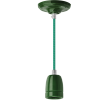 Светильник декоративный подвесной "Авангард" без плафона NEF NIL-SF03-014-E27 60Вт 1м. керам. темно-зеленый  61533  Navigator