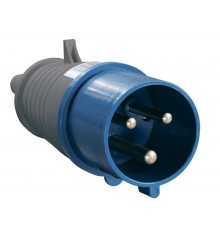 Вилка 023 2Р+РЕ 32А 220В IP44  PSR01-032-3  IEK