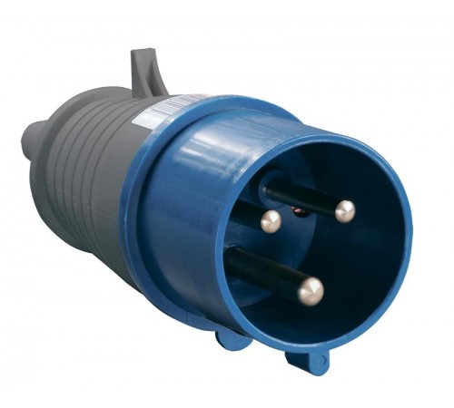 Вилка 023 2Р+РЕ 32А 220В IP44  PSR01-032-3  IEK