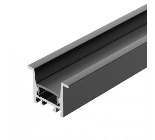 Профиль алюминиевый для светодиодной ленты SL-COMFORT-2316-F-2000 ANOD BLACK (ARL, Алюминий)  031769  Arlight
