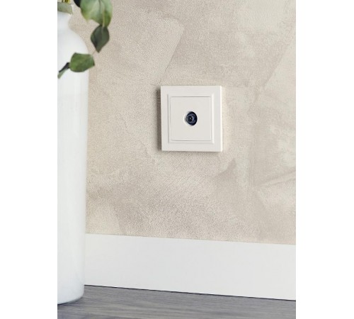 BRITE Розетка TV оконечная РТВ11-0-БрЖ жемчужный   BR-A10-O-K36  IEK