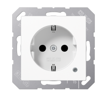 SCHUKO-розетка с индикацией A1520BFKOWW Jung