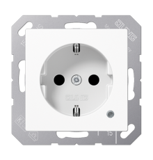 SCHUKO-розетка с индикацией A1520BFKOWW Jung