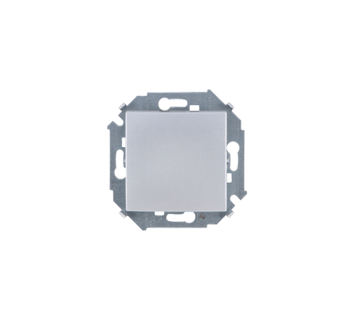 Simon 15 Алюминий Выключатель 1-кл проходной с 3-х мест (перекрёстный), 16А 250В, винт. зажим  1591251-033  Simon