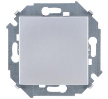 Simon 15 Алюминий Выключатель 1-кл проходной с 3-х мест (перекрёстный), 16А 250В, винт. зажим  1591251-033  Simon