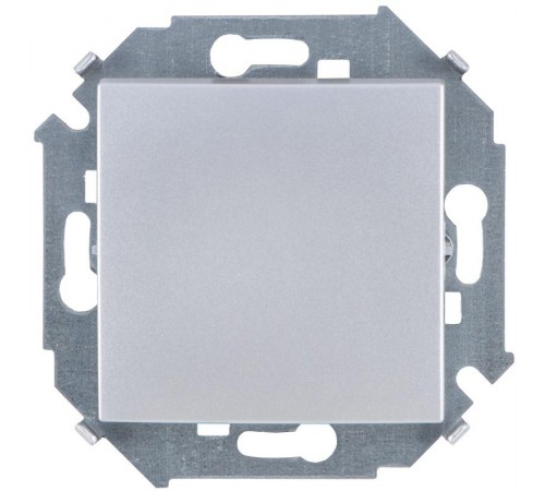 Simon 15 Алюминий Выключатель 1-кл проходной с 3-х мест (перекрёстный), 16А 250В, винт. зажим  1591251-033  Simon