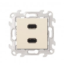 Simon 24 Сл. кость Коннектор 2хUSB  2411090-031  Simon