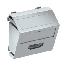 Мультимедийная рамка HDMI Modul45 (серебристый) (MTS-HD S AL1)  6104820  OBO Bettermann