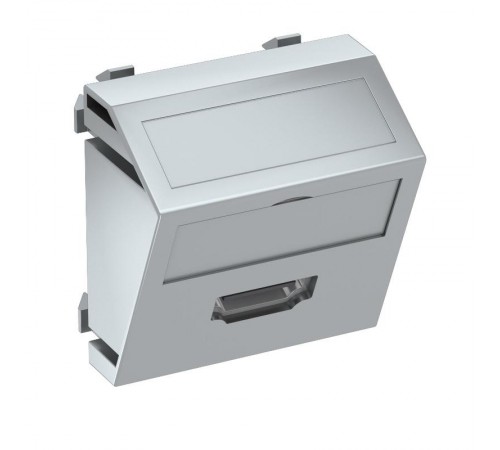 Мультимедийная рамка HDMI Modul45 (серебристый) (MTS-HD S AL1)  6104820  OBO Bettermann