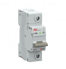 Выключатель автоматический AV-125 1P 100A (C) 10kA  AVERES mcb125-1-100C-av EKF
