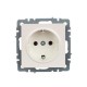 BRITE Розетка с заземлением без шторок 16А РС11-1-0-БрЖ жемчужный   BR-R11-16-K36  IEK