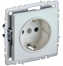BRITE Розетка с заземлением без шторок 16А РС11-1-0-БрЖ жемчужный   BR-R11-16-K36  IEK