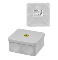 Коробка уравнивания потенциалов (КУП) двухкомп. ОП 100х100х50 мм, шина 6х9, 8 гр., IP66, инд. ш/к  SQ1401-1365  TDM