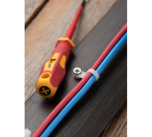 Хомут нейлоновый с отверстием для крепления (3,6х200) (100шт.) EKF PROxima  plc-c-o-3.6x200  EKF