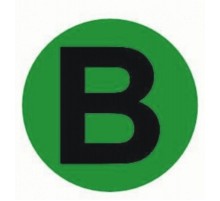 Наклейка "B" d=20мм PROxima  an-2-9-1  EKF