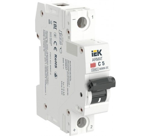 ARMAT Авт. выкл. M06N-DC 1P C 5А  AR-M06N-1-C005DC  IEK