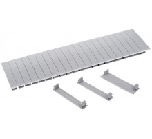 Заглушка  12 модулей серая  YZM10-12  IEK