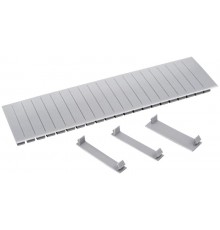 Заглушка  12 модулей серая  YZM10-12  IEK